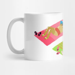 Swimming pool party Mug